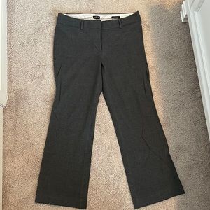 Loft Julie Trousers pants. Grey. size 12P
